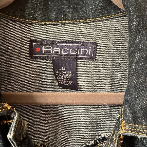 Baccini jean jacket.  NWOT! - Picture 3 of 5